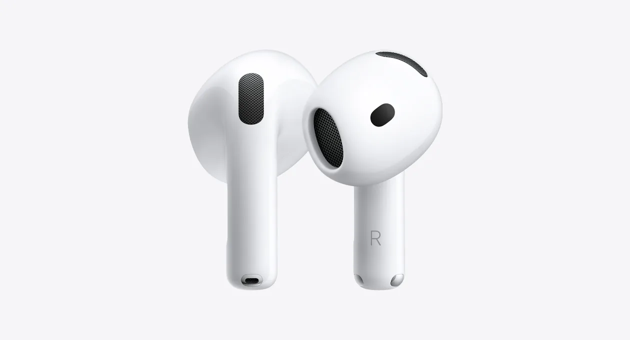 Para słuchawek AirPods 5 w zbliżeniu